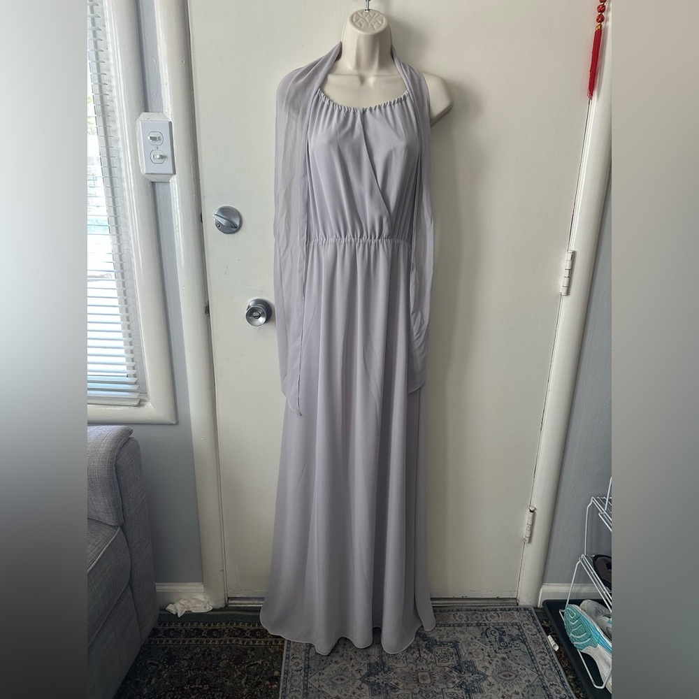 Joanna August Soft Lavender Long Sleeve Dress